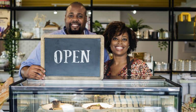 Business Man and his wife